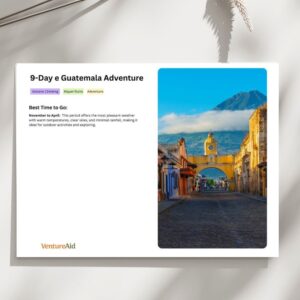 Discover Guatemala with adventure and culture in mind!