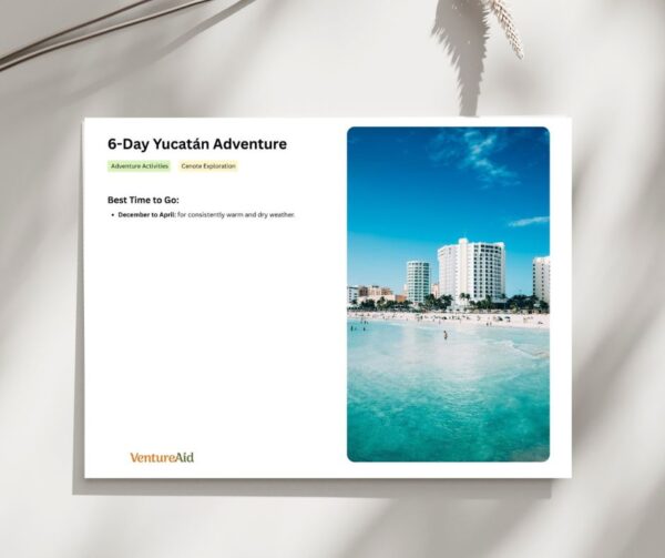 Discover the Yucatán with Adventure in mind!